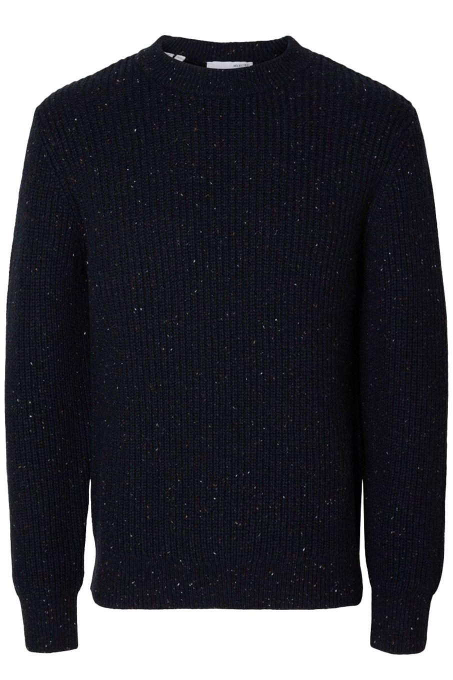 Herren Selected | Slhland Ls Knit Crew Neck W