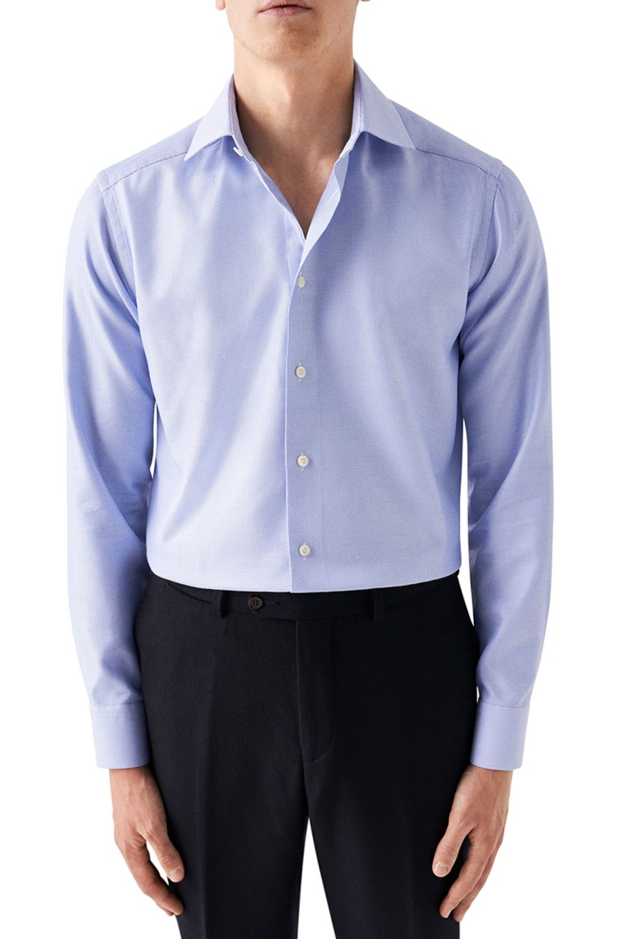 Herren Eton | Cotton-Tencel Slim