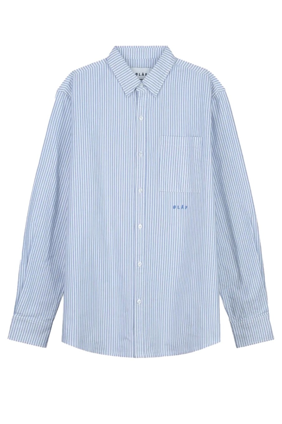 Herren Olaf Hussein | Olaf Oxford Stripe Shirt