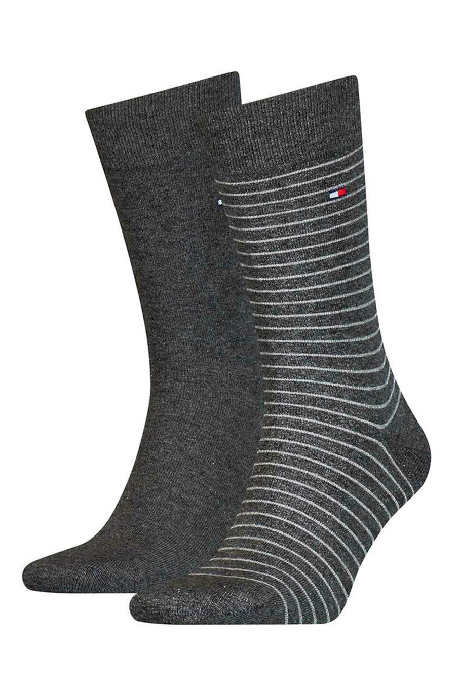 Herren Tommy Hilfiger | Th Men Small Stripe Sock 2P