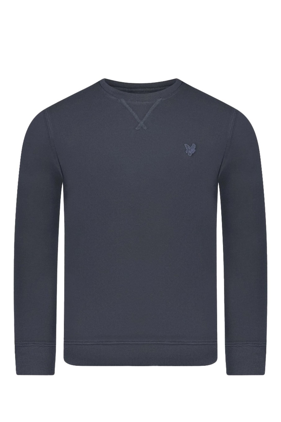 Herren Lyle & Scott | Tonal Eagle Crew Neck Sweatshirt