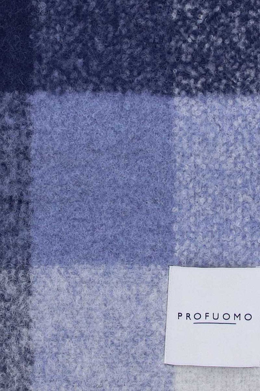 Herren Profuomo | Scarf Alpaca Nylon Blue Camel