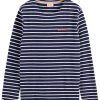 Herren Scotch & Soda | Striped Ls T-Shirt