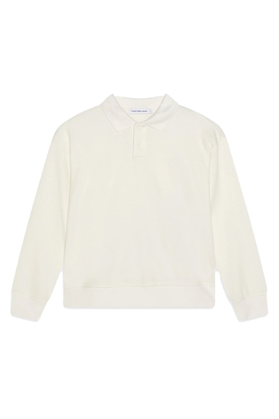 Kids Calvin Klein | Minimal Mesh Ls Polo