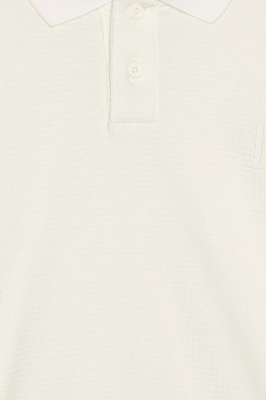 Kids Calvin Klein | Minimal Mesh Ls Polo