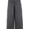 Dames Rotate | Sequin Twill Wide Pants