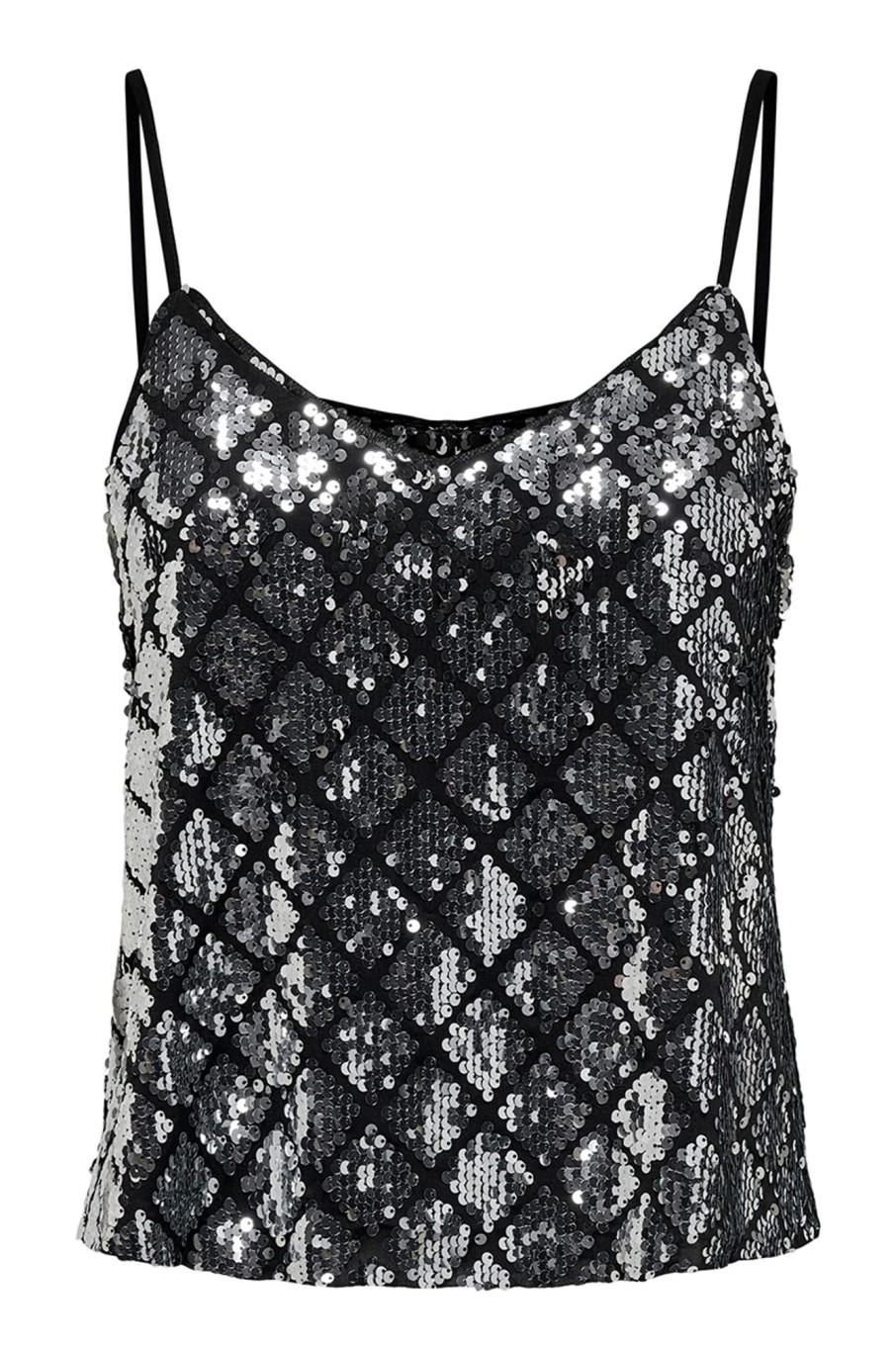 Dames Only | Onlcamilla Strap Sequins Singlet Wv